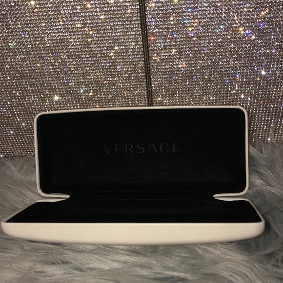 Versace sunglass case white velvet velour inside - Picture 2 of 6
